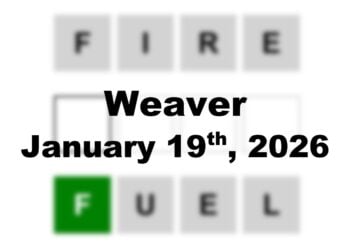 ‘Weaver’ Answer Today Fire to Fuel: January 19th 2026 Hints and Solution