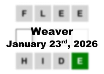 ‘Wordle’ Answer Today 1679 January 23rd 2026 – Hints and Solution (23/1/26)