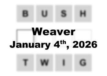 ‘Wordle’ Answer Today 1660 January 4th 2026 – Hints and Solution (4/1/26)