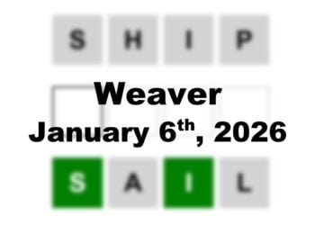 ‘Wordle’ Answer Today 1662 January 6th 2026 – Hints and Solution (6/1/26)