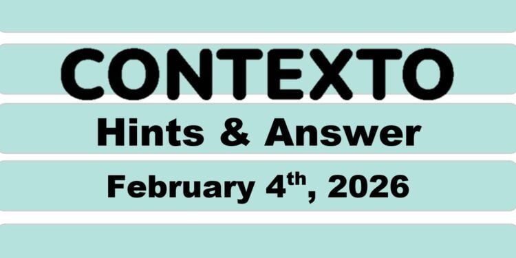 Daily Contexto 1235 - February 4th 2026