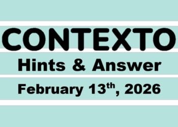 ‘Wordle’ Answer Today 1700 February 13th 2026 – Hints and Solution (2/13/26)