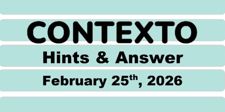 Daily Contexto 1256 - February 25th 2026