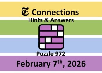 ‘Wordle’ Answer Today 1694 February 7th 2026 – Hints and Solution (2/7/26)