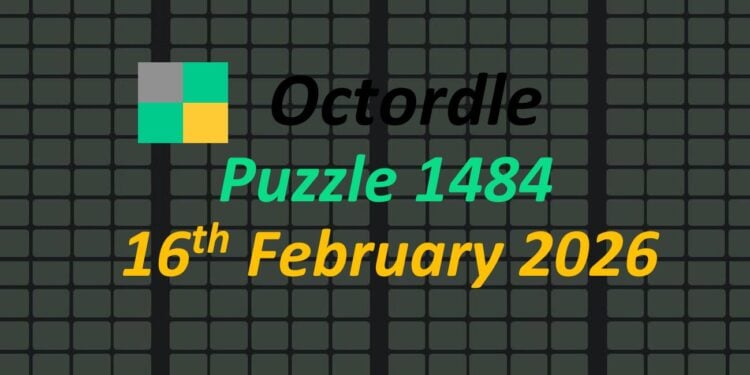 Daily Octordle 16th February 2026 Answers Today 1484
