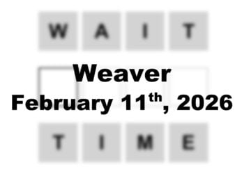 ‘Wordle’ Answer Today 1698 February 11th 2026 – Hints and Solution (2/11/26)