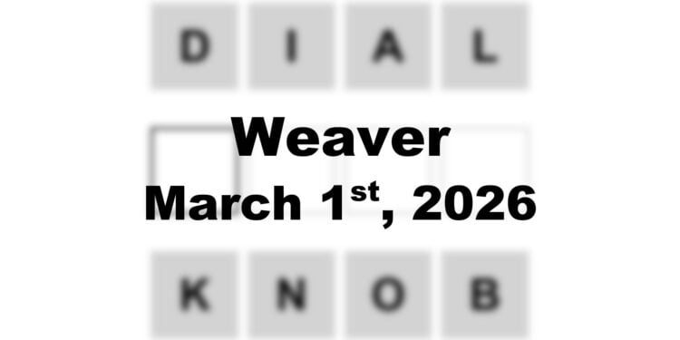 Weaver Answer - 1st March 2026