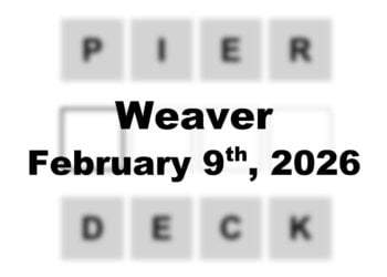 ‘Weaver’ Answer Today Pier to Deck: February 9th 2026 Hints and Solution