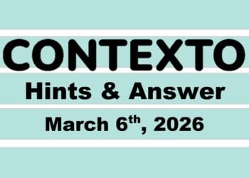 ‘Wordle’ Answer Today 1721 March 6th 2026 – Hints and Solution (3/6/26)