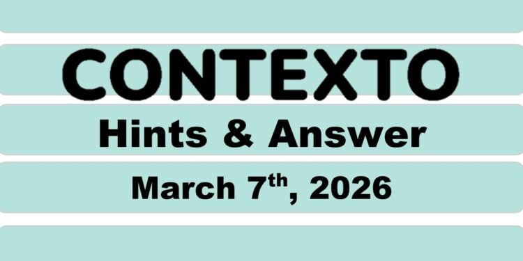 Daily Contexto 1266 - March 7th 2026