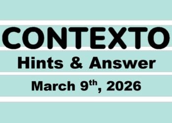 ‘Wordle’ Answer Today 1724 March 9th 2026 – Hints and Solution (3/9/26)