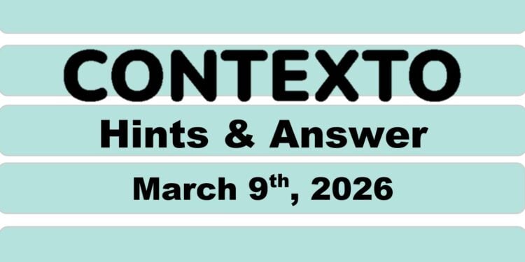 Daily Contexto 1268 - March 9th 2026