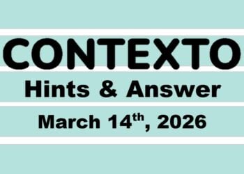 ‘Wordle’ Answer Today 1729 March 14th 2026 – Hints and Solution (3/14/26)