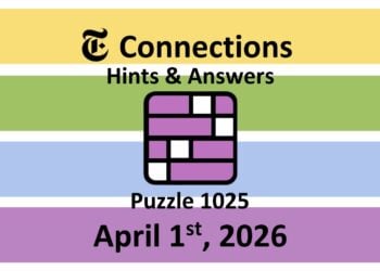 ‘Wordle’ Answer Today 1747 April 1st 2026 – Hints and Solution (4/1/26)