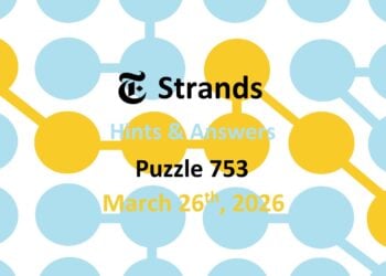 ‘Wordle’ Answer Today 1741 March 26th 2026 – Hints and Solution (3/26/26)