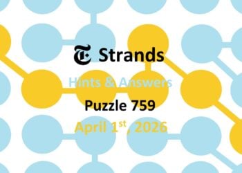 ‘Wordle’ Answer Today 1747 April 1st 2026 – Hints and Solution (4/1/26)