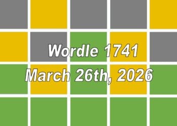 ‘Wordle’ Answer Today 1741 March 26th 2026 – Hints and Solution (3/26/26)