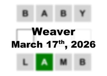 ‘Wordle’ Answer Today 1732 March 17th 2026 – Hints and Solution (3/17/26)