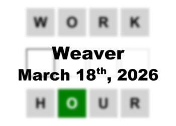 ‘Wordle’ Answer Today 1733 March 18th 2026 – Hints and Solution (3/18/26)