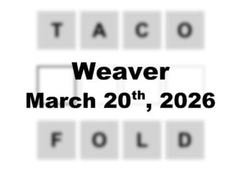 ‘Wordle’ Answer Today 1735 March 20th 2026 – Hints and Solution (3/20/26)