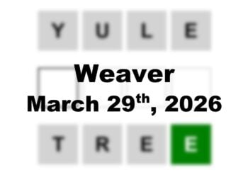 ‘Wordle’ Answer Today 1744 March 29th 2026 – Hints and Solution (3/29/26)