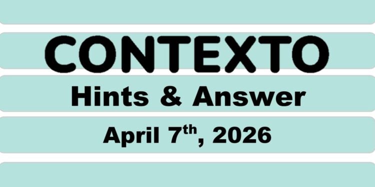 Daily Contexto 1297 - April 7th 2026