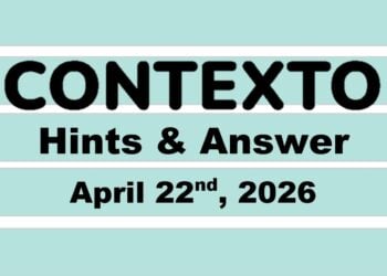 ‘Wordle’ Answer Today 1768 April 22nd 2026 – Hints and Solution (4/22/26)