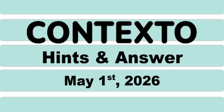 Daily Contexto 1321 - May 1st 2026