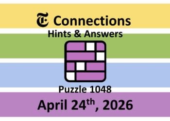 ‘Wordle’ Answer Today 1770 April 24th 2026 – Hints and Solution (4/24/26)