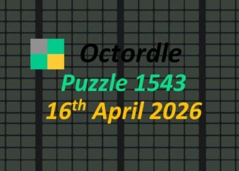 ‘Wordle’ Answer Today 1762 April 16th 2026 – Hints and Solution (4/16/26)