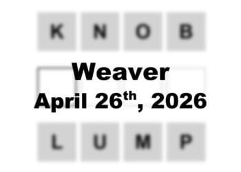 ‘Wordle’ Answer Today 1772 April 26th 2026 – Hints and Solution (4/26/26)