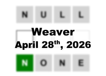 ‘Wordle’ Answer Today 1774 April 28th 2026 – Hints and Solution (4/28/26)