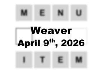 ‘Wordle’ Answer Today 1755 April 9th 2026 – Hints and Solution (4/9/26)