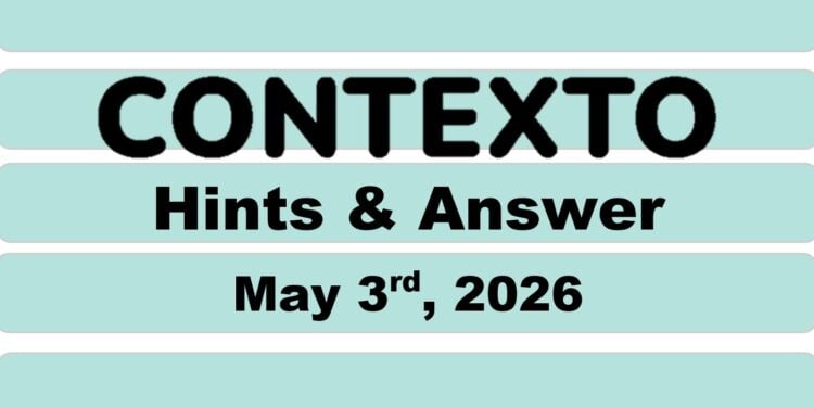 Daily Contexto 1323 - May 3rd 2026