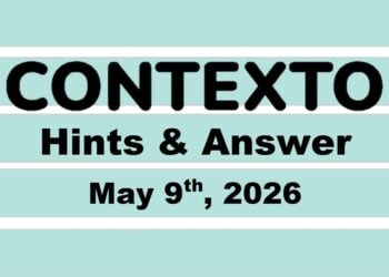 ‘Wordle’ Answer Today 1785 May 9th 2026 – Hints and Solution (5/9/26)