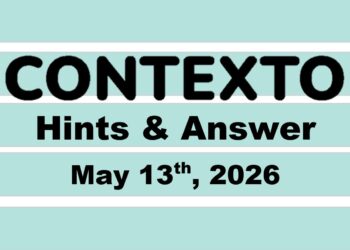 ‘Wordle’ Answer Today 1789 May 13th 2026 – Hints and Solution (5/13/26)