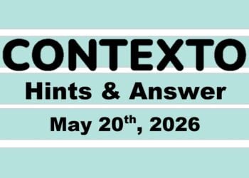 ‘Wordle’ Answer Today 1796 May 20th 2026 – Hints and Solution (5/20/26)