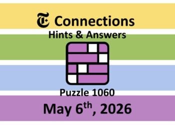 ‘Wordle’ Answer Today 1782 May 6th 2026 – Hints and Solution (5/6/26)