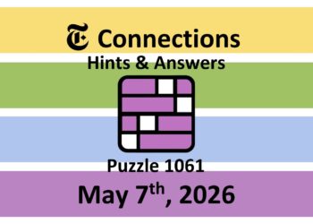 ‘Wordle’ Answer Today 1783 May 7th 2026 – Hints and Solution (5/7/26)