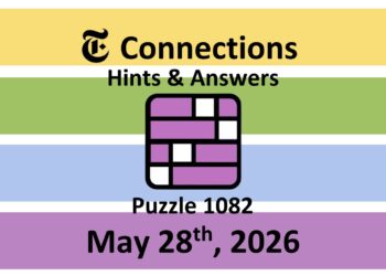 ‘Wordle’ Answer Today 1804 May 28th 2026 – Hints and Solution (5/28/26)