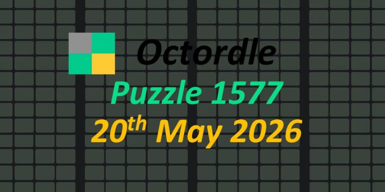 Daily Octordle 20th May 2026 Answers Today 1577