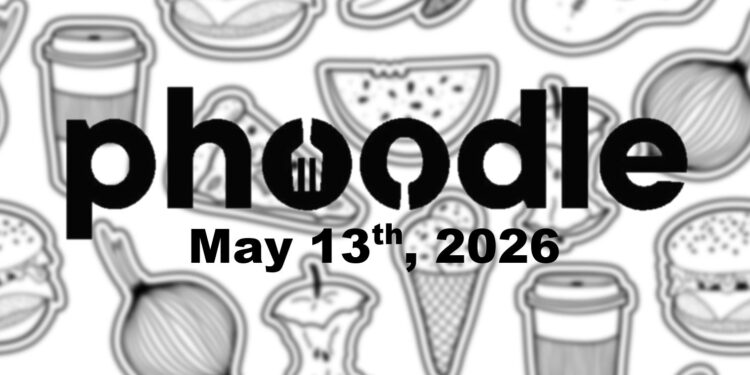 Daily Phoodle - 13th May 2026