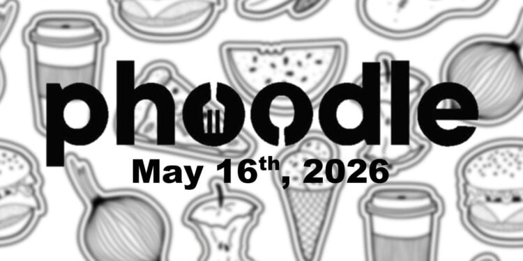 Daily Phoodle - 16th May 2026