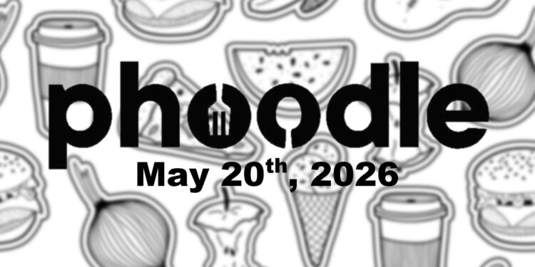 Daily Phoodle - 20th May 2026