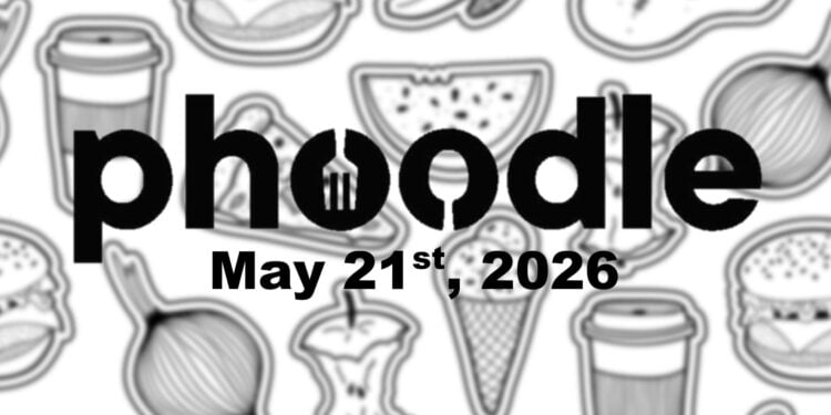 Daily Phoodle - 21st May 2026