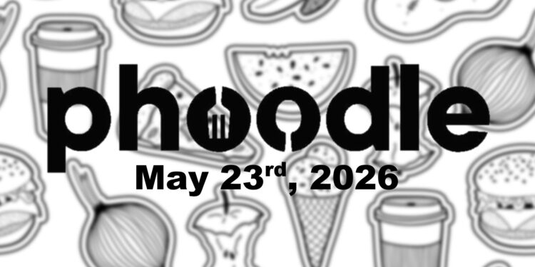 Daily Phoodle - 23rd May 2026