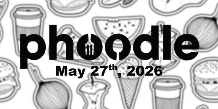Daily Phoodle - 27th May 2026