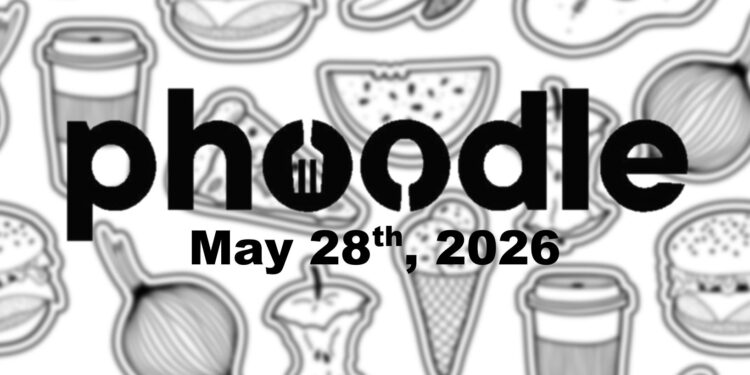 Daily Phoodle - 28th May 2026