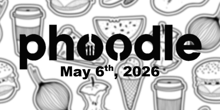 Daily Phoodle - 6th May 2026