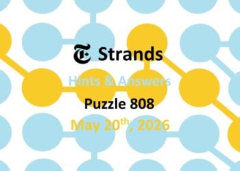 ‘Wordle’ Answer Today 1796 May 20th 2026 – Hints and Solution (5/20/26)